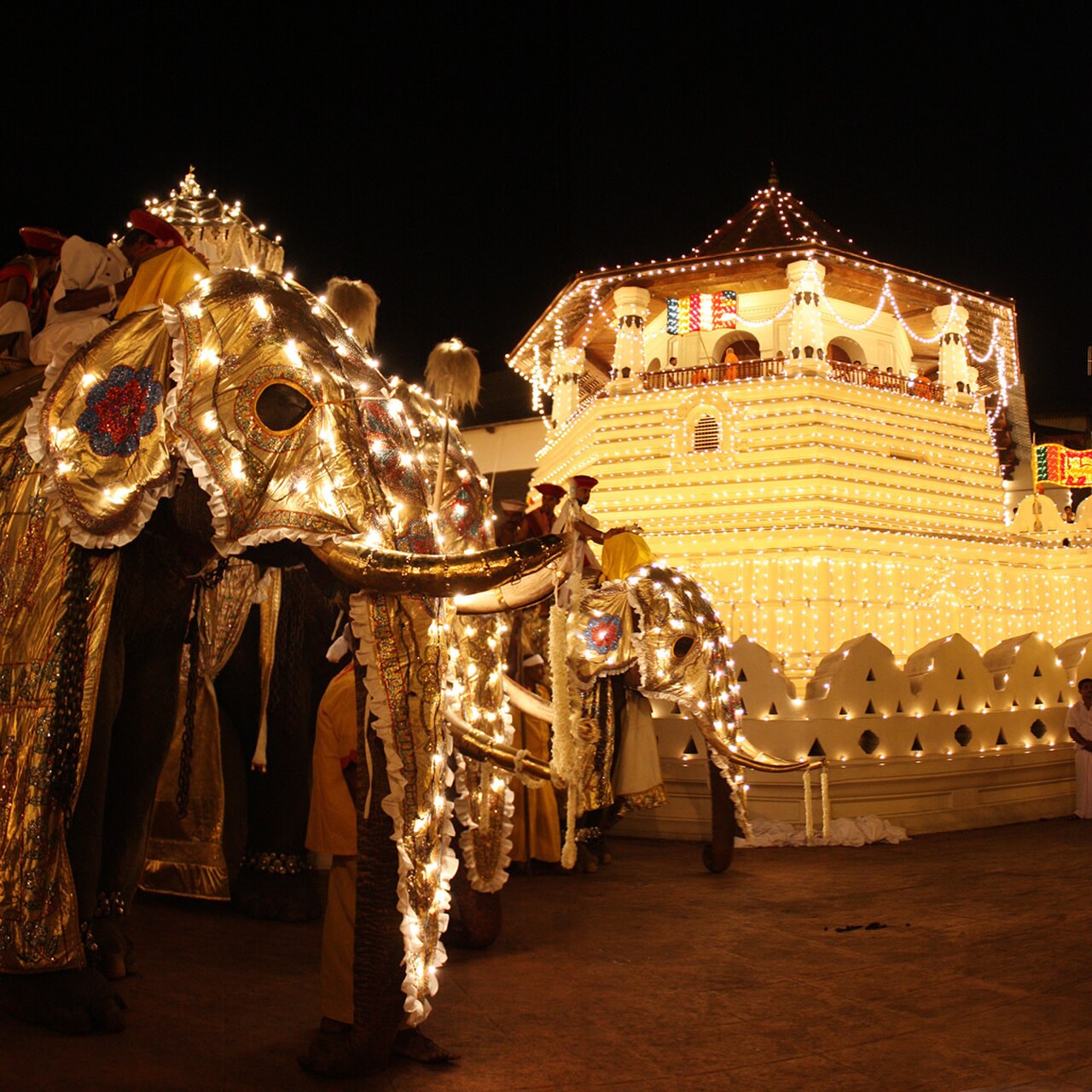 The Esala Perahera procession in Kandy
